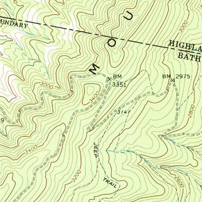 Burnsville, VA (1969, 24000-Scale) Map by United States Geological ...