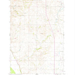 United States Geological Survey Burnt Butte, ND (1962, 24000-Scale) digital map