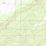 United States Geological Survey Burnt Cabin Creek, CO-UT (1985, 24000-Scale) digital map