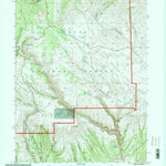 United States Geological Survey Burnt Cabin Gorge, UT (1996, 24000-Scale) digital map