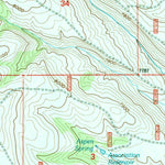 United States Geological Survey Burnt Cabin Gorge, UT (1996, 24000-Scale) digital map
