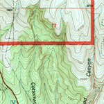 United States Geological Survey Burnt Cabin Gorge, UT (1996, 24000-Scale) digital map