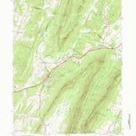 United States Geological Survey Burnt Cabins, PA (1966, 24000-Scale) digital map