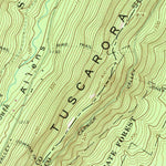 United States Geological Survey Burnt Cabins, PA (1966, 24000-Scale) digital map