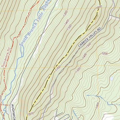 United States Geological Survey Burnt Cabins, PA (2023, 24000-Scale) digital map