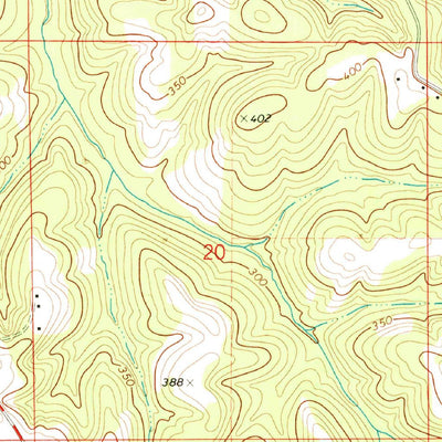United States Geological Survey Burnt Corn, AL (1971, 24000-Scale) digital map