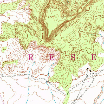 United States Geological Survey Burnt Corn Spring, AZ (1967, 24000-Scale) digital map