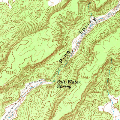 United States Geological Survey Burnt Corn Spring, AZ (1967, 24000-Scale) digital map