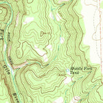 United States Geological Survey Burnt Corral Canyon, NM (1967, 24000-Scale) digital map