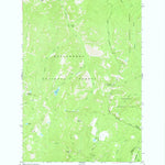 United States Geological Survey Burnt Fork Lake, MT (1974, 24000-Scale) digital map