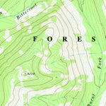 United States Geological Survey Burnt Fork Lake, MT (1974, 24000-Scale) digital map