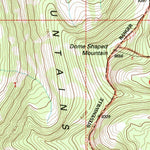 United States Geological Survey Burnt Fork Lake, MT (1998, 24000-Scale) digital map