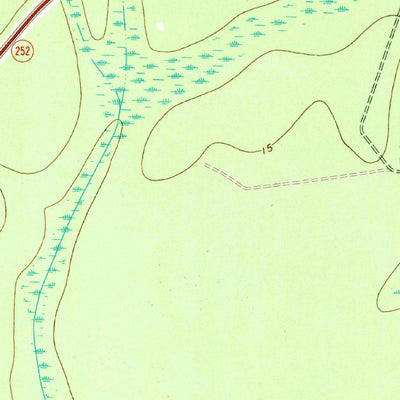 United States Geological Survey Burnt Fort, GA (1978, 24000-Scale) digital map