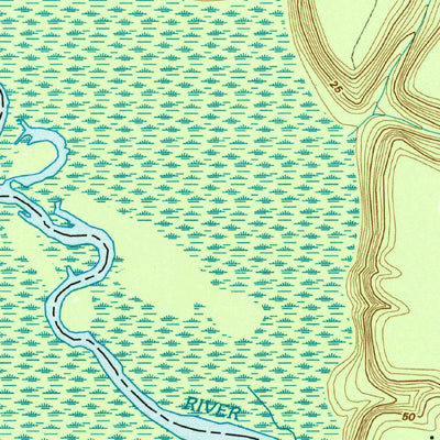 United States Geological Survey Burnt Fort, GA (1993, 24000-Scale) digital map