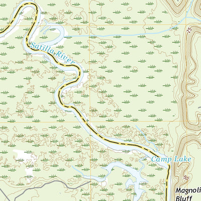 United States Geological Survey Burnt Fort, GA (2020, 24000-Scale) digital map