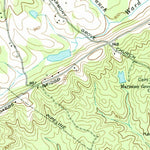 United States Geological Survey Burnt Hickory Ridge, GA (1972, 24000-Scale) digital map