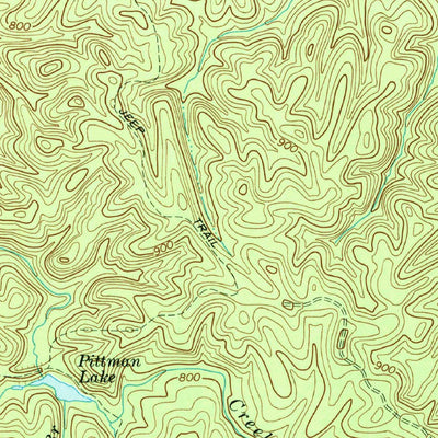 United States Geological Survey Burnt Hickory Ridge, GA (1972, 24000-Scale) digital map