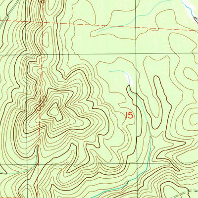 United States Geological Survey Burnt Hill, WA (1990, 24000-Scale) digital map