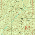 United States Geological Survey Burnt Hill, WA (1990, 24000-Scale) digital map