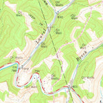 United States Geological Survey Burnt House, WV (1964, 24000-Scale) digital map