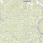 United States Geological Survey Burnt House, WV (2023, 24000-Scale) digital map