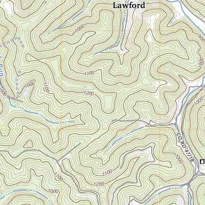 United States Geological Survey Burnt House, WV (2023, 24000-Scale) digital map