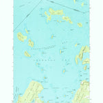 United States Geological Survey Burnt Island, MI (1964, 24000-Scale) digital map