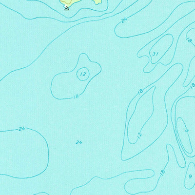 United States Geological Survey Burnt Island, MI (1964, 24000-Scale) digital map