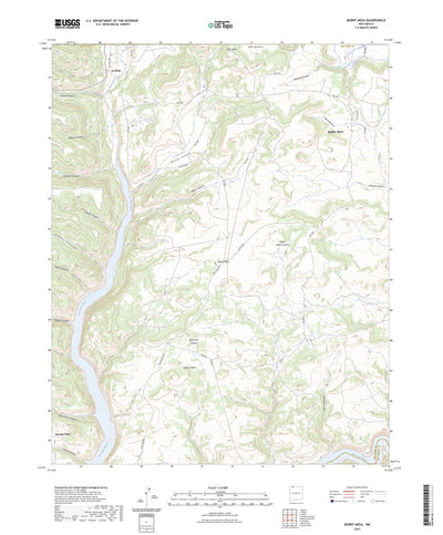 United States Geological Survey Burnt Mesa, NM (2023, 24000-Scale) digital map