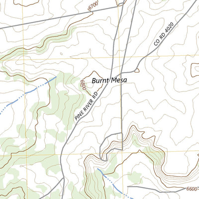 United States Geological Survey Burnt Mesa, NM (2023, 24000-Scale) digital map