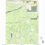 United States Geological Survey Burnt Mountain, MT (1996, 24000-Scale) digital map