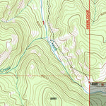 United States Geological Survey Burnt Mountain, MT (1996, 24000-Scale) digital map