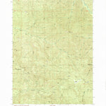 United States Geological Survey Burnt Mountain, OR (1986, 24000-Scale) digital map