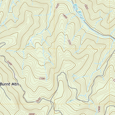 United States Geological Survey Burnt Mountain, OR (2020, 24000-Scale) digital map