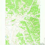 United States Geological Survey Burnt Mountain, WY (1965, 24000-Scale) digital map