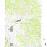 United States Geological Survey Burnt Mountain, WY (1996, 24000-Scale) digital map