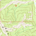 United States Geological Survey Burnt Mountain, WY (1996, 24000-Scale) digital map