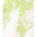United States Geological Survey Burnt Peak, UT (1971, 24000-Scale) digital map