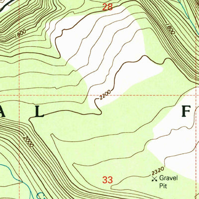 United States Geological Survey Burnt Peak, WA (1998, 24000-Scale) digital map