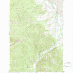 United States Geological Survey Burnt Ridge, MT (1964, 24000-Scale) digital map