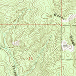 United States Geological Survey Burnt Ridge, MT (1964, 24000-Scale) digital map