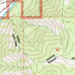 United States Geological Survey Burnt Ridge, MT (1998, 24000-Scale) digital map