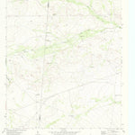 United States Geological Survey Burnt Spring Hills SE, TX (1973, 24000-Scale) digital map