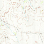 United States Geological Survey Burnt Spring Hills SE, TX (1973, 24000-Scale) digital map