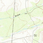 United States Geological Survey Burnt Spring Hills SE, TX (1973, 24000-Scale) digital map