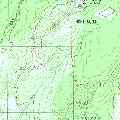 United States Geological Survey Burnt Spring, UT (1987, 24000-Scale) digital map