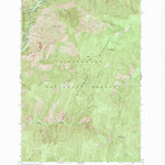United States Geological Survey Burnt Strip Mountain, ID (1966, 24000-Scale) digital map