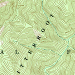 United States Geological Survey Burnt Strip Mountain, ID (1966, 24000-Scale) digital map