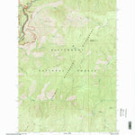 United States Geological Survey Burnt Strip Mountain, ID (1998, 24000-Scale) digital map