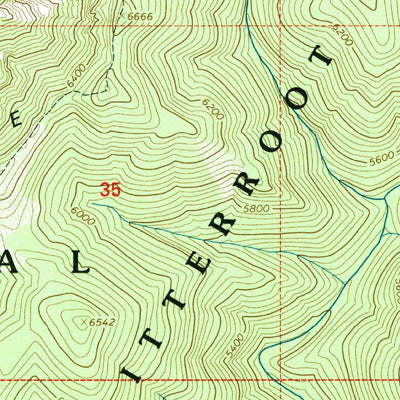 United States Geological Survey Burnt Strip Mountain, ID (1998, 24000-Scale) digital map